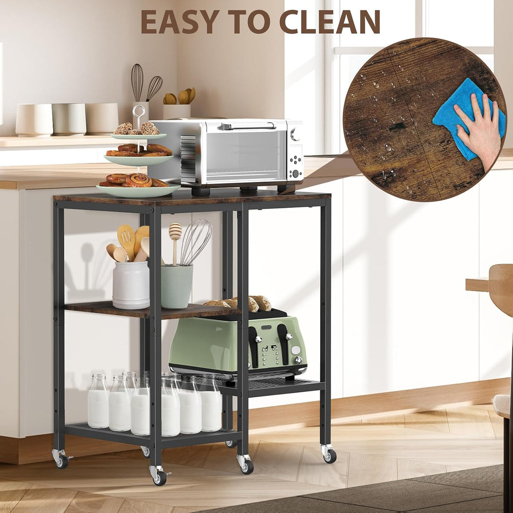 4-Tier Rolling Cart