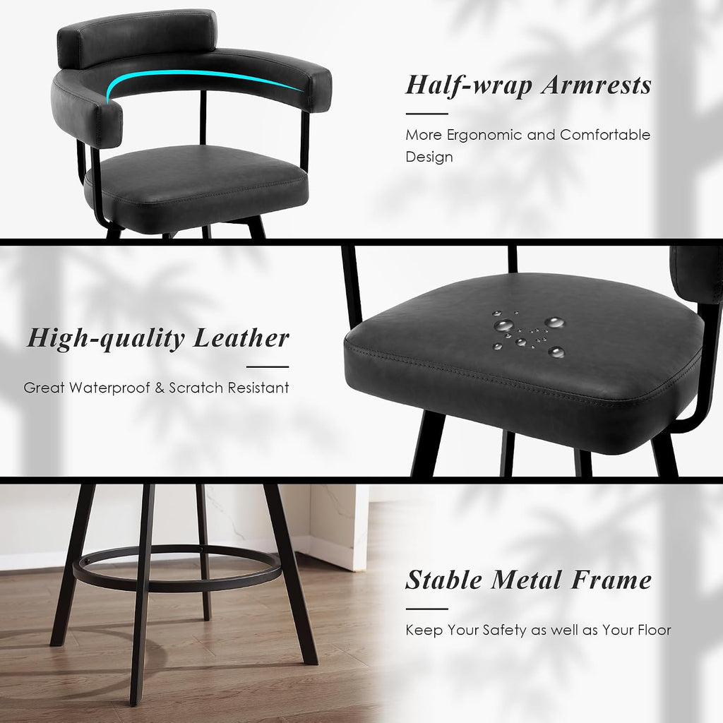 2 Swivel Counter Bar Stools