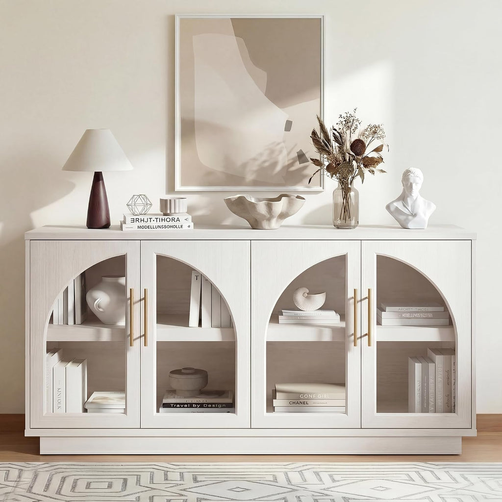 Arched Glass Sideboard