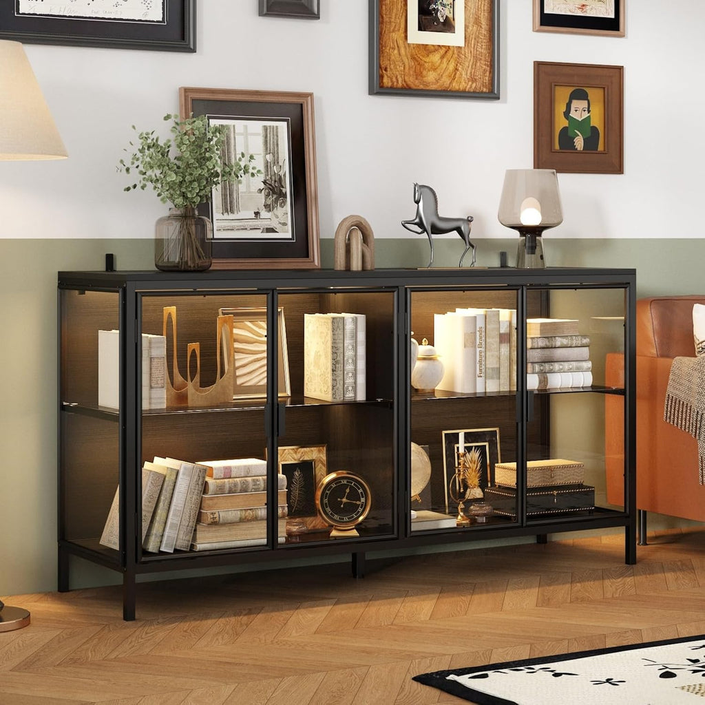 Cabinet with Glass Doors