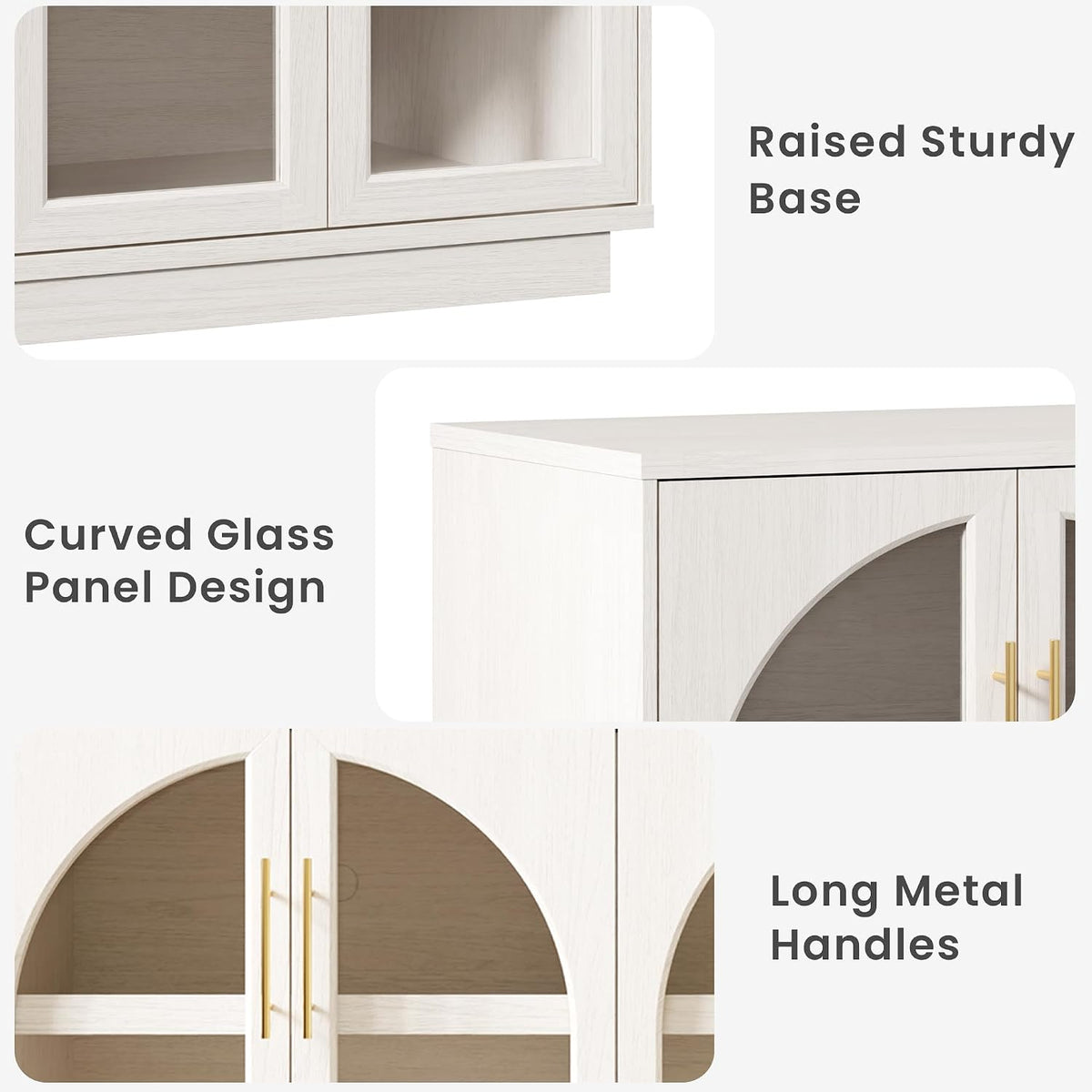 Arched Glass Sideboard