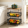 3-Tier Rolling Storage Cart