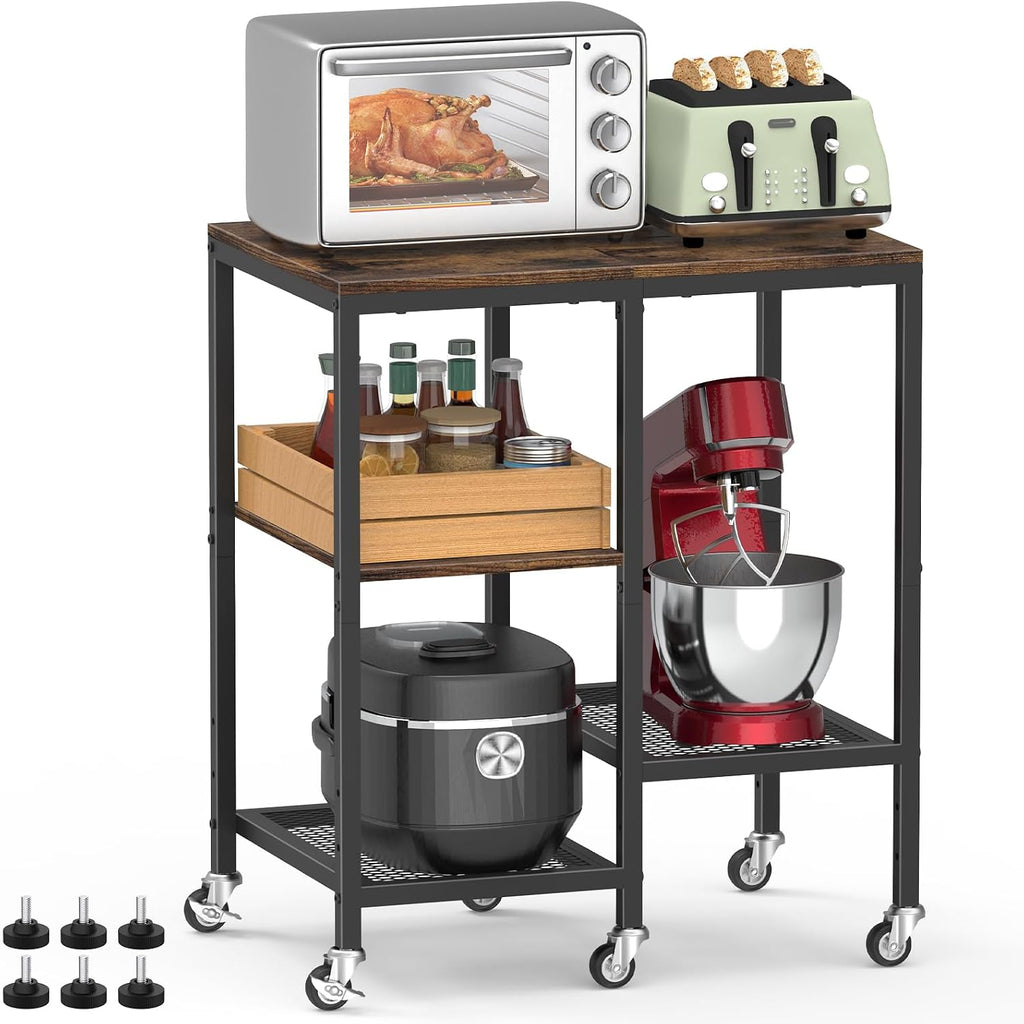 4-Tier Rolling Cart