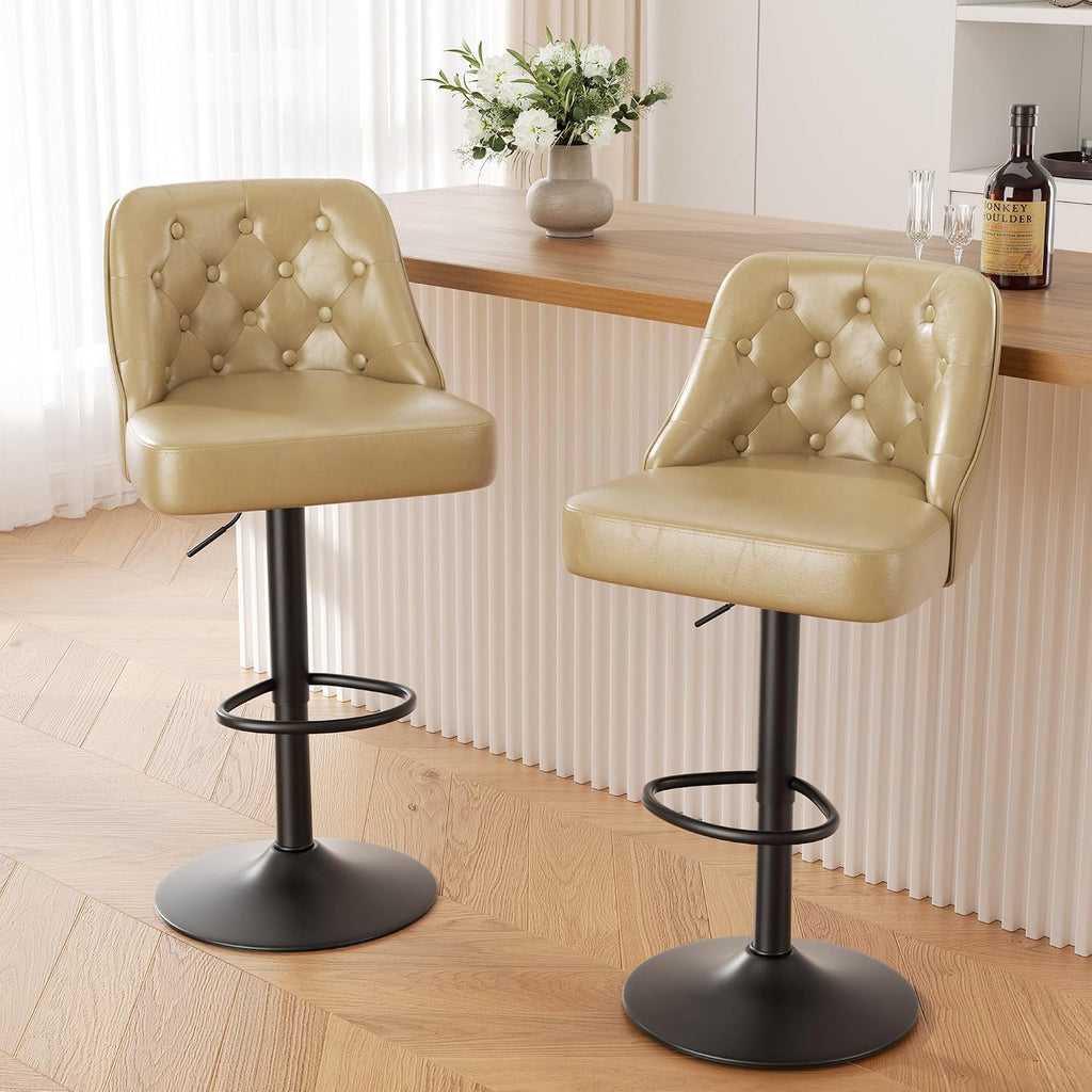 3 Adjustable Swivel Bar Stools
