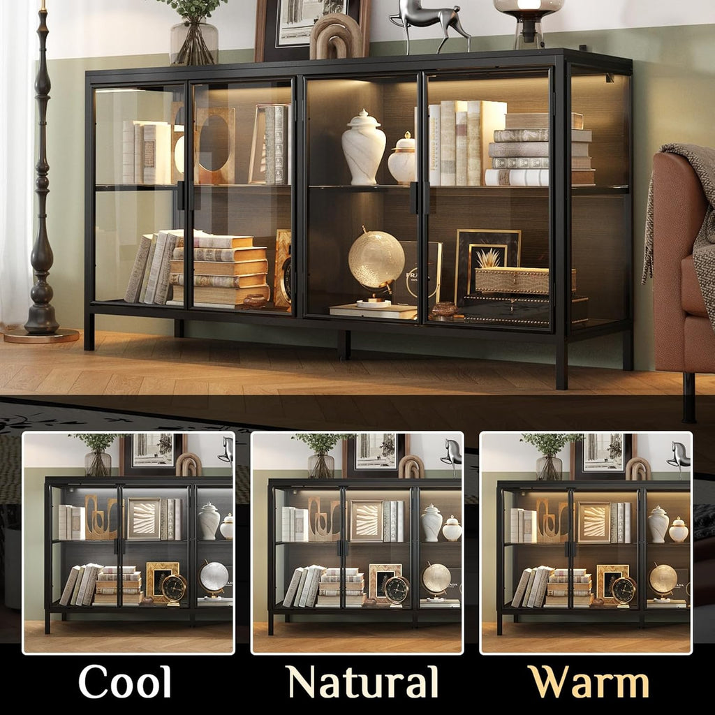 Cabinet with Glass Doors