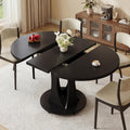 Extendable Round Dining Table