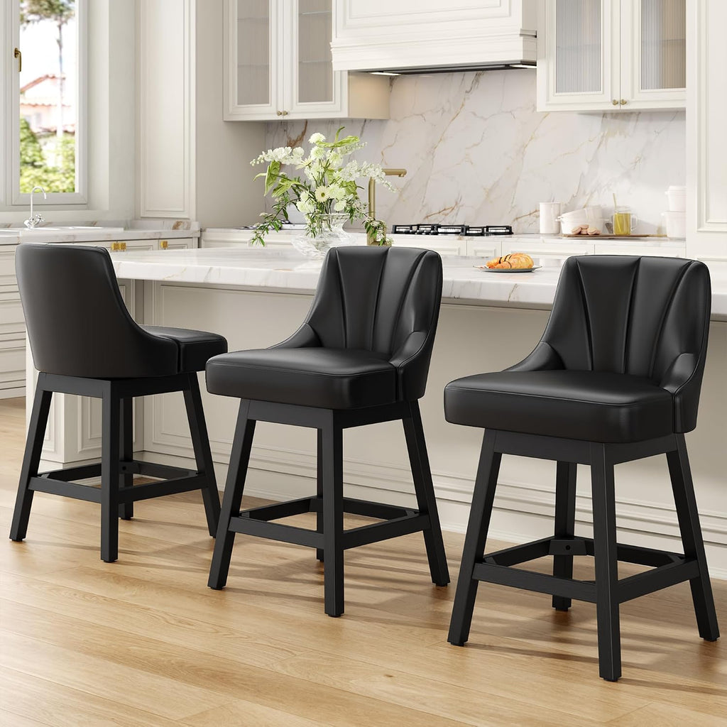 3 Swivel Counter Bar Stools