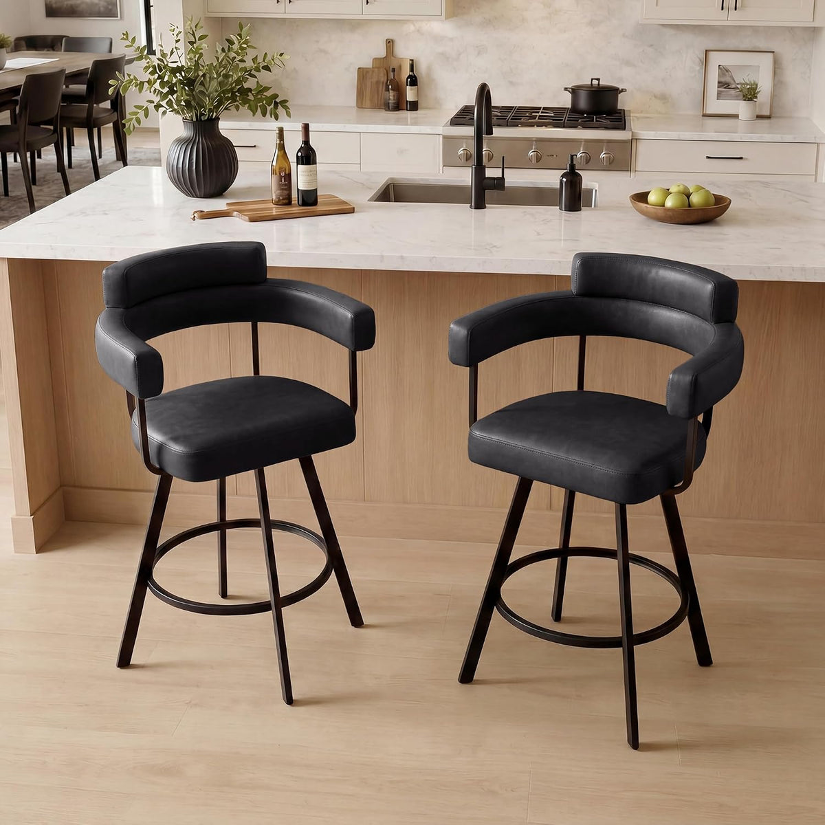 2 Swivel Counter Bar Stools