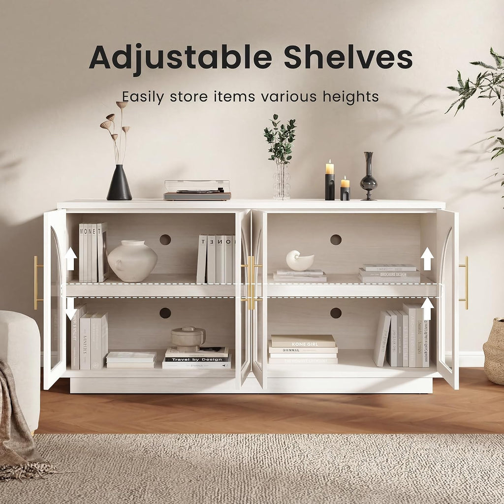 Arched Glass Sideboard