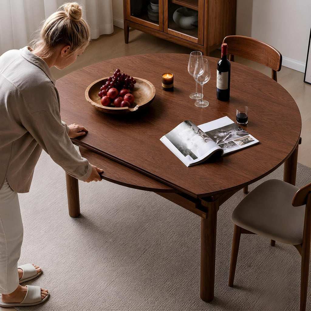 Solid Oak Extendable Dining Table