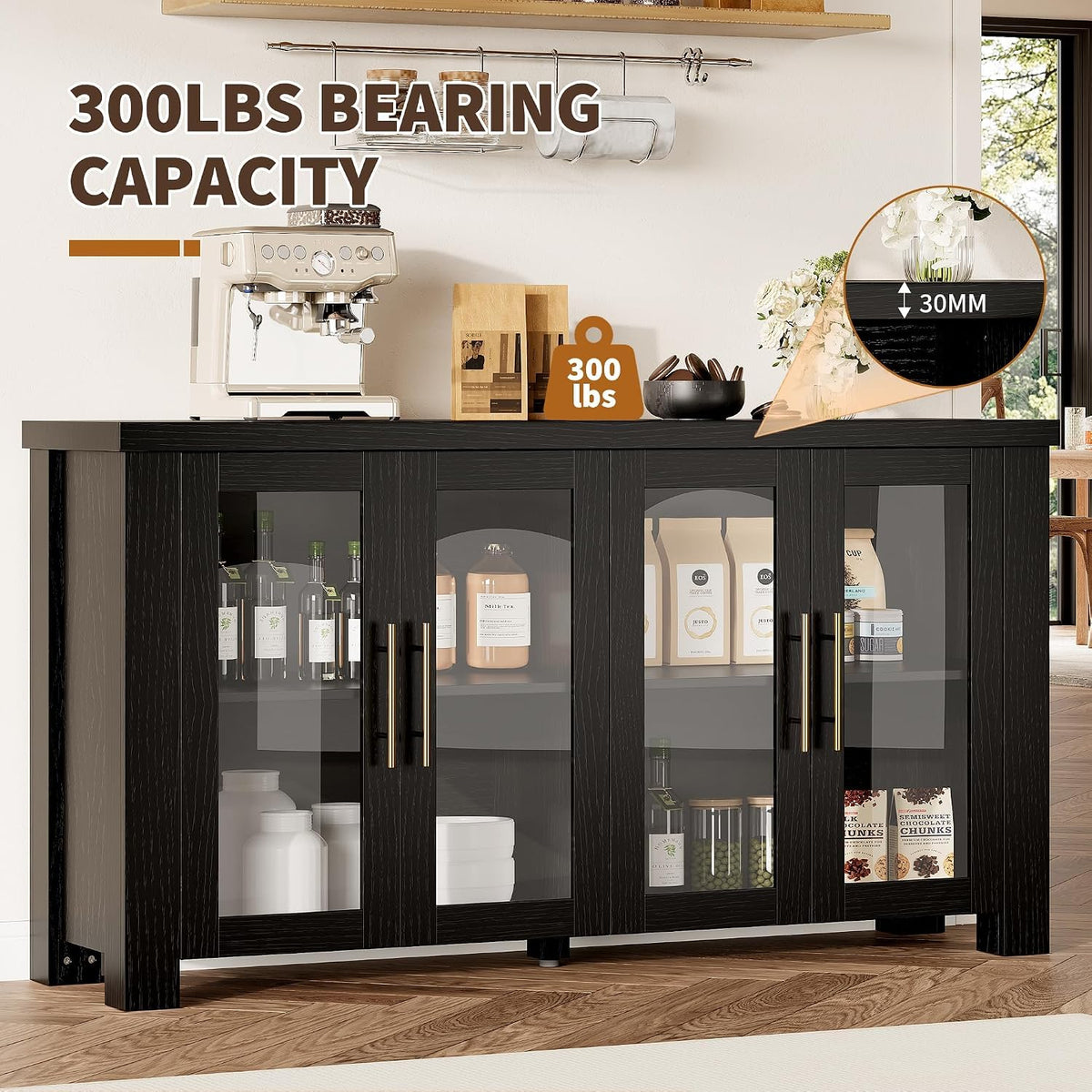 59" Sideboard Credenza
