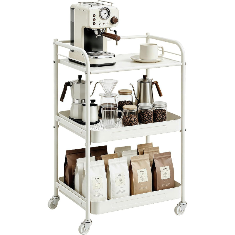 3 Tier Rolling Cart with Table Top